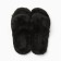 Women's slippers with an open nose size 40, black