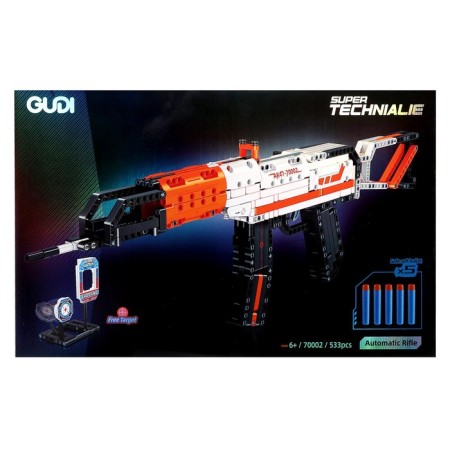 Designer AK-47 weapons, shoots soft bullets, 533 parts-4