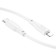 Hoco X93, Type -C - Lightning, 2 m, fast charging, data transfer, TPE, White