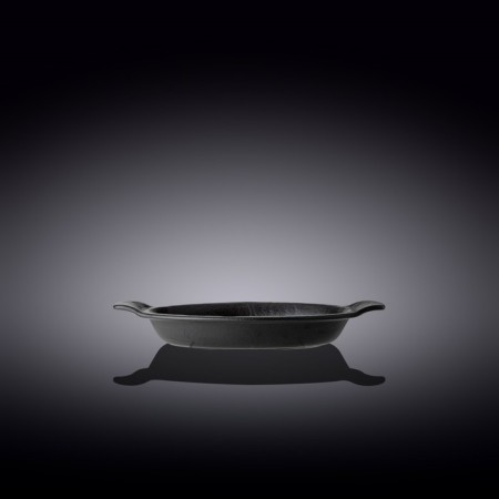 Baking circuit Wilmax England Slate Stone, with handles, 21.5x17.5 cm, 400 ml, color black slate-1