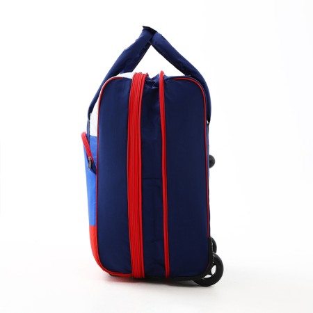 Lightning suitcase, road bag, Sacvoyage, set 2 in 1, Sacvoyage, Blue/Tricolor color-5