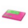 Block with a sticky edge paper 100x75 mm, Erichkrause "Neon", 100 pink sheets
