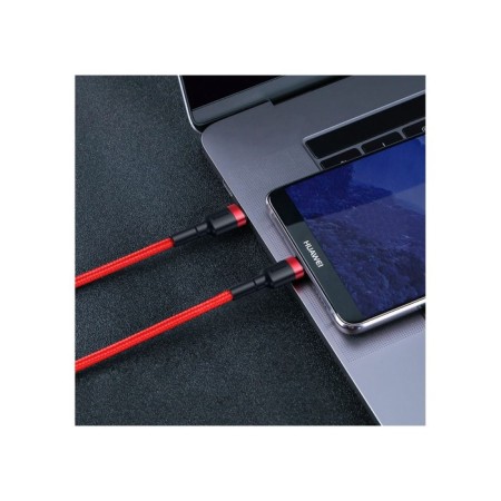 Baseus cable, type-C-type-C, 3A, 1 m, red-7