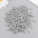 Glass beads 6/0 "silver" metallic 450 g