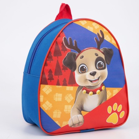 New Year's children's backpack "Dog Santa Claus", for the New Year-1