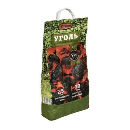 Coal briquetted Boyscout, 2 kg