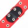 The collar of the clinker in 2 rows, 65 x 3.4 cm, Osh 50-60 cm, red
