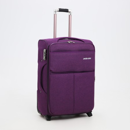 Small 24 suitcase "on lightning, code castle, with extension, purple color-1