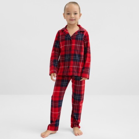 Pajama Children's KAFTAN "Christmas" R.34 (122-128)-1