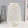Metal candlestick, PVC "flashlight. Book" White 39x25x25 cm