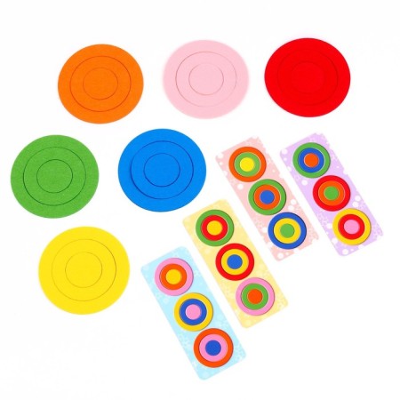 Game set of felt "Circles"-2
