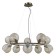 Ceiling light Gerhort G11088/10AB AMB, 10x40W, E14, 78x73x73 cm, bronze color