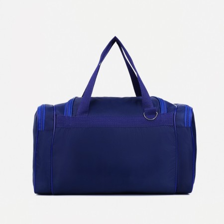Male sports male bag, 3 outer pockets, long belt, blue color-1