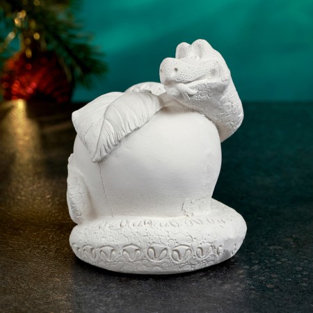 Figure for coloring "Snake on an apple" 8x7cm-1