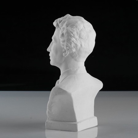 Gypsum figure famous people: Block Bust, 12.5 x 7.5 x 19 cm-5