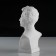 Gypsum figure famous people: Block Bust, 12.5 x 7.5 x 19 cm