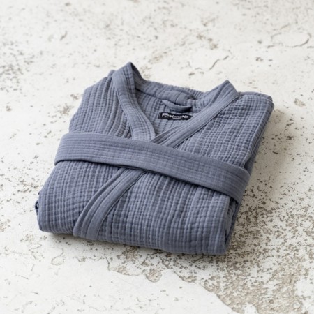 Shifu robe, size l, dark blue color-4