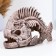 Figure "Piranha skeleton" 18x11x31cm