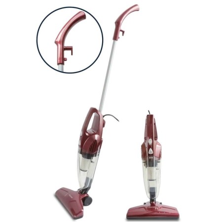 Vacuum cleaner Pioneer VC461S 2B1, vertical, 120W, 800 ml, wine color-7