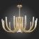 Ceiling Ceiling ST LUCE. SL1173.202.13. PAFE. 13x5+60 watts, G4/E27, 82x82x64 cm, golden color