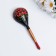 Spoon "Chernushka", semi -Babaska, 19 × 6 cm, Khokhloma, mix