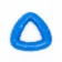 Chewing toy Superproof "Magic Triangle", Blue