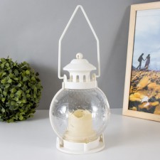 LED nightlight from batteries 3HAAA white 11x11x20 cm Risalux