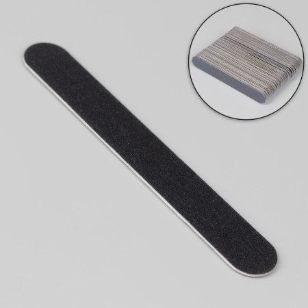 File - EVERATIC “Classic”, on a wooden basis, abrasiveness 240, 10 cm, packing 50 pcs, black color black-1
