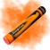 Orange color smoke, 0.8 inch, optical intensity, 60 seconds