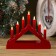 LED figure "Red Christmas Hill", plastic, AAX2 batteries (not in the kit), a glow of warm white