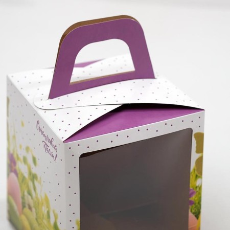 Easter box with the window "Happy Easter!", 15 x 15 x 18 cm-3