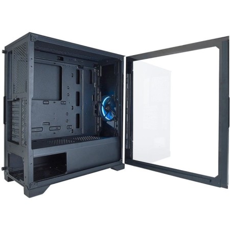 AZZA Eclipse case Black without BP ATX 9x120mm 5x140mm 2xusb2.0 1xusb3.0 Audio Bott PSU-7
