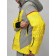 Ski suit female, size 56, yellow color