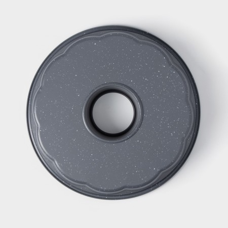 The form for baking "Elin marble. German cupcake ”, 2.5 l, d = 29 cm, anti -stick coating, gray color-5