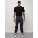 Cargo jeans men, size 48, dark gray color