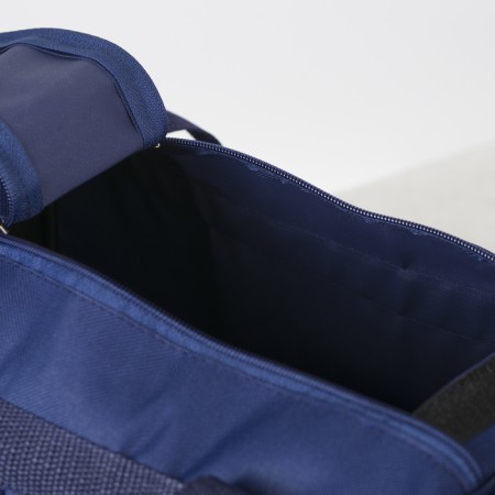Sports bag, lightning department, 4 outer pockets, long belt, blue color-4