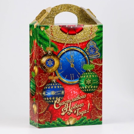 Box Gift New Year Castard Clock 17.5 x 31 x 7 cm-1