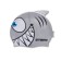 ATEMI FC203 swimming cap, children's silicone, fish, silver color