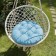 Billy pillow, diameter 60 cm, color-blue color