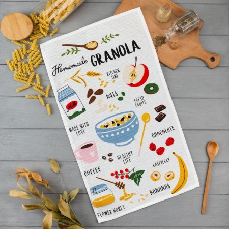Towel of the kitchen shade Granola, 35x60 cm, 100% cotton, 160g/m2