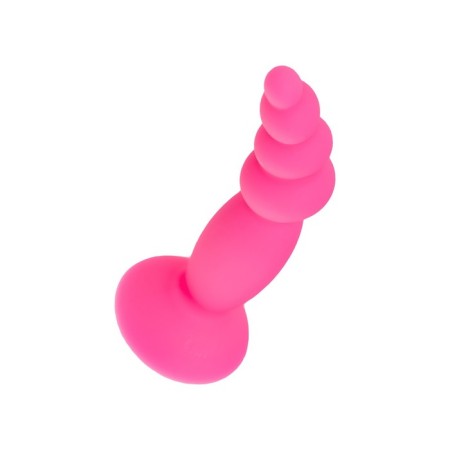Anal plug A-Toys by Toyfa Hild, silicone, pink color, 11 cm-10