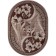 Oval Merinos Gavana carpet, size 60x110 cm, color Beige