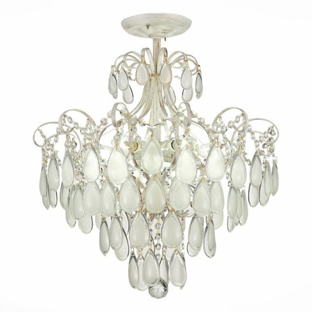 Ceiling EVOLUCE lamp. Sle160302-06. Magonza. 6x60 watts, E14, 50x50x75 cm, golden color
