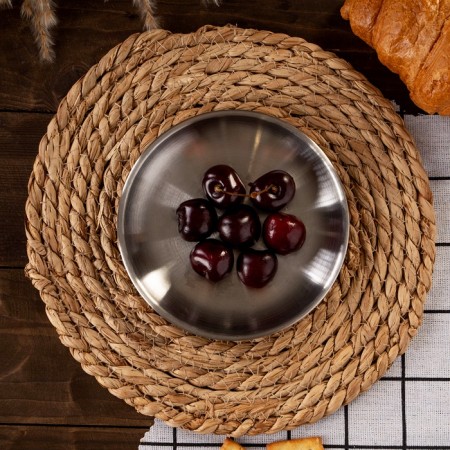 Maclay hiking plate, d = 14 cm, stainless steel-4