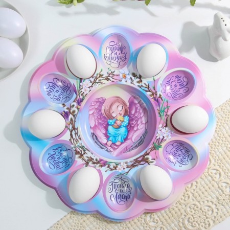 Easter stand for 12 eggs and cakes "Angel", 30 x 30 cm.-4