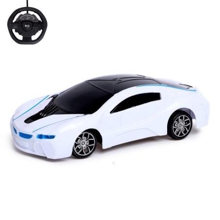 Radio -controlled "coupe" car, works on batteries, mix