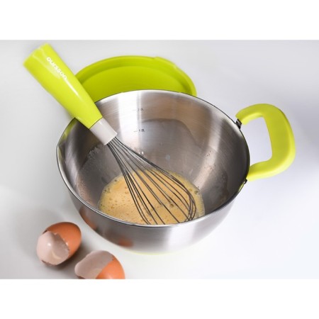 Set of kitchen accessories Oursson, 3 objects, color green apple-4