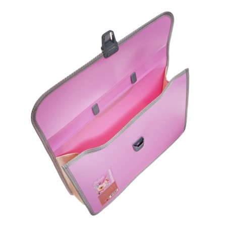 A4 Portfire folder, 600 μm, Erichkrause "Matt Pastel Bloom", with a textile insert, mix-6