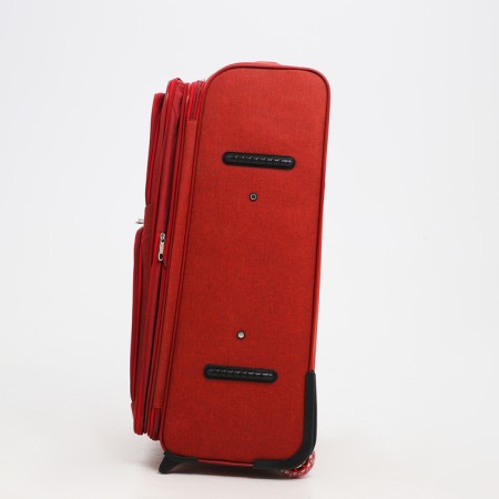 Big suitcase 28 ", a lightning department, code castle, 3 wheels, 2 outer pockets, red color-3