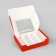 Box for eclaires with liners "with love", 20 x 15 x 5 cm